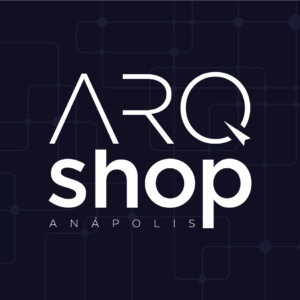 Logotipo arqshop vertical